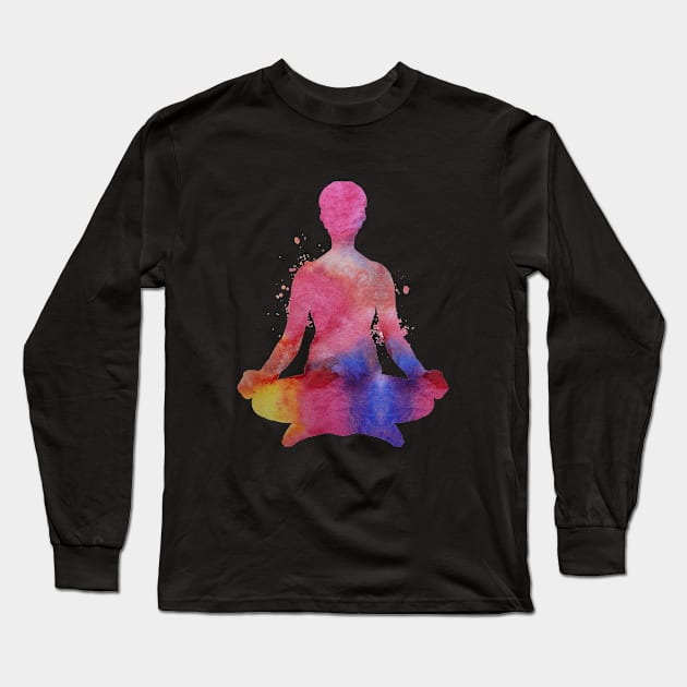 Meditation Long Sleeve T-Shirt by TheJollyMarten